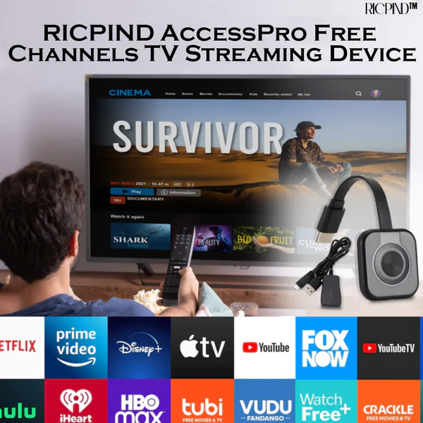 RICPIND AccessPro Free Channels TV Streaming Device