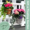 Floating Garden Railing Planter Shelf