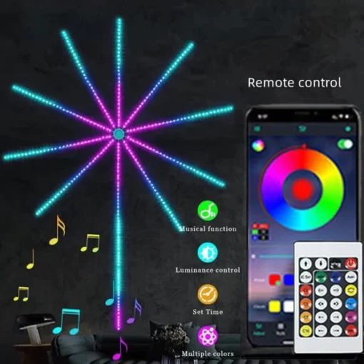 WiFi Bluetooth Smart Fireworks Led Light - Image 3