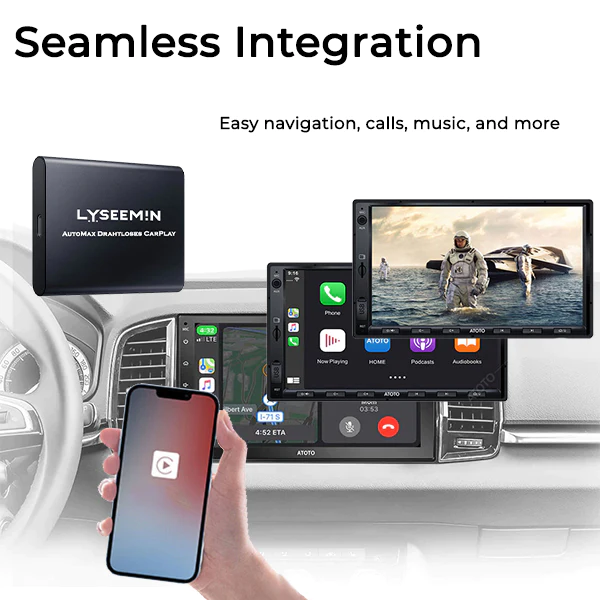 Lyseemin™ AutoMax Drahtloses-CarPlay - Image 4