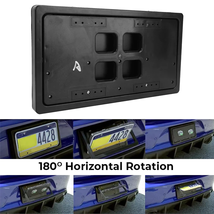 iRosesilk™ Invisible 3s PlateFlipper Car License Plate Frame - Image 5
