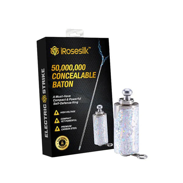 iRosesilk™ Ultra ElectricSpark 50000000 Volts Concealable Baton
