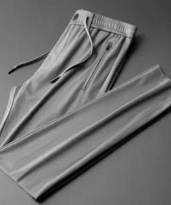 MENS STRAIGHT ANTI-WRINKLE CASUAL PANTS
