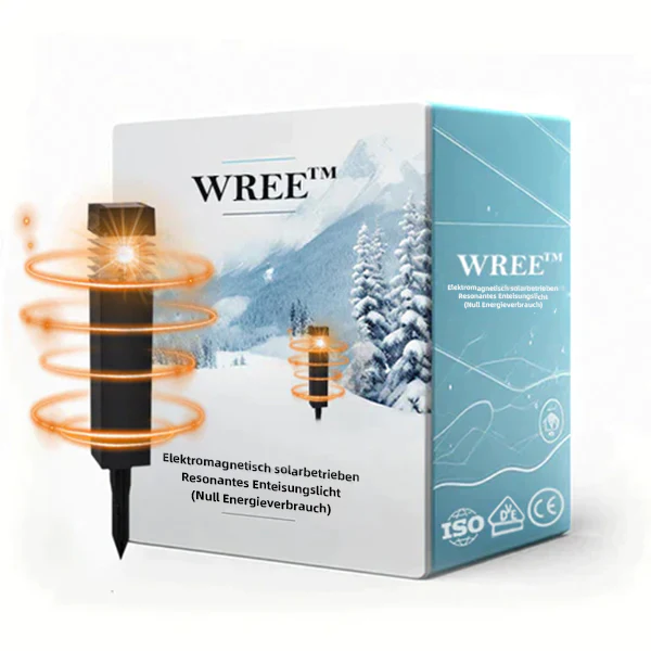 WREE™ Solarbetriebenes elektromagnetisches Resonanz-Enteisungslicht -  Null-Energie-Verbrauch