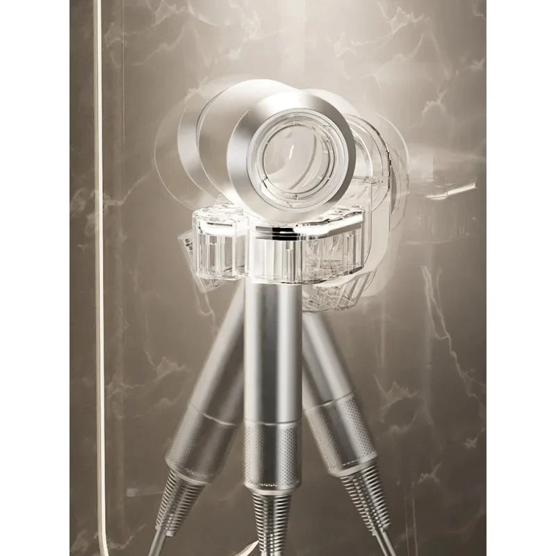 Rotating Hair Dryer Rack Punch-Free - Image 9