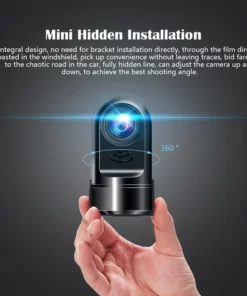 1080P HD 360° Rotating Mini ADAS Dashcam