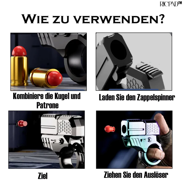 RICPIND Zappeln Spinner Legierung Pistole - Image 6