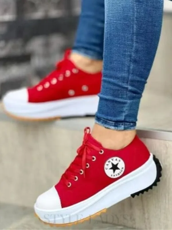 2024 Canvas Shoes Women Fashion Trainers - Image 7