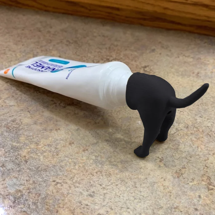 Pooping Dog Butt Toothpaste Topper - Image 2