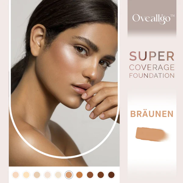 Oveallgo™ Super Coverage Foundation mit Polierpinsel - Image 8