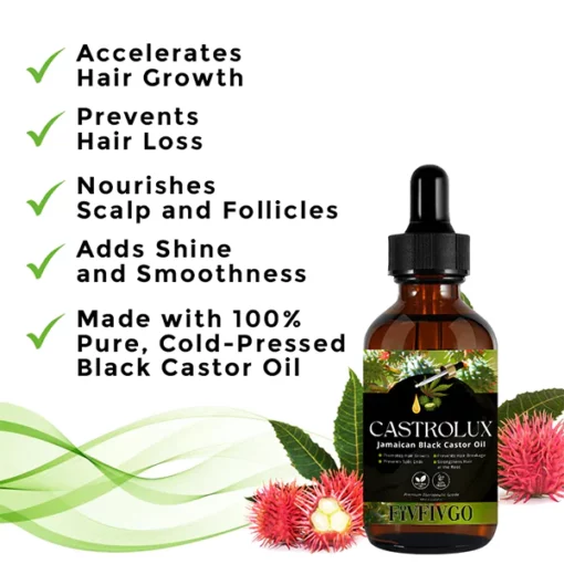 Fivfivgo™ CastroLux Jamaican Black Castor Oil - Image 2