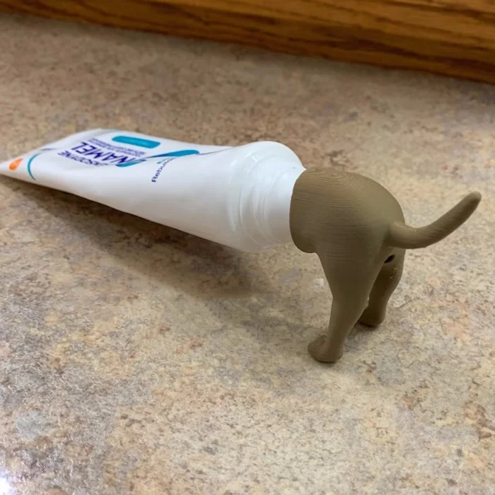 Pooping Dog Butt Toothpaste Topper - Image 3