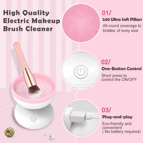 AirOmn™ Electric Makeup Brush Cleaner Machine - Image 3