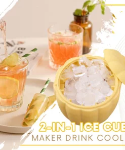 2-in-1 Ice Cube Maker Drink Cooler