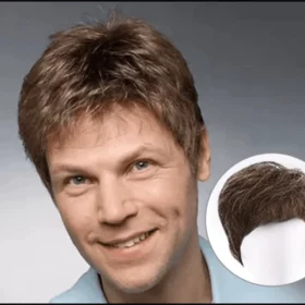 Business Natural And Realistic Full Wig For Medium-elderly Men - Image 12