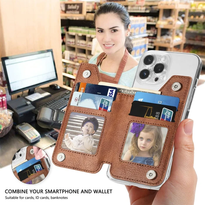 Multifunctional adhesive Phone Wallet Card Holder - Image 2