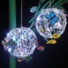 Hanging Butterflies with Solar LED Light Ornament
