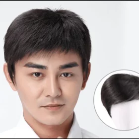 Business Natural And Realistic Full Wig For Medium-elderly Men - Image 9