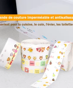 Bande de ruban de calfeutrage auto-adhésif anti-moisissure