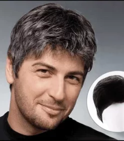 Business Natural And Realistic Full Wig For Medium-elderly Men