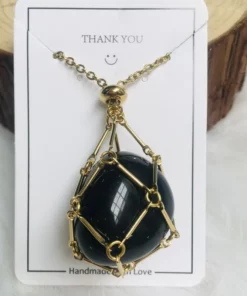 Etsy-neighourhod Crystal Necklace