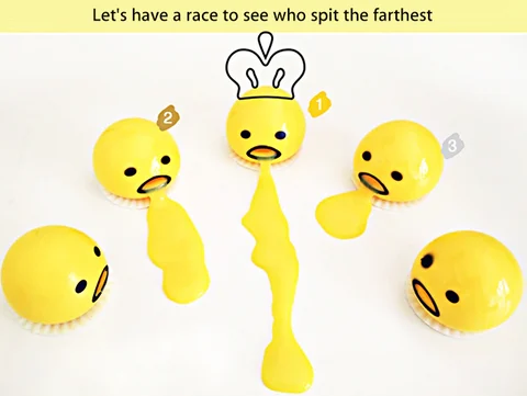 Puking Ball & Puking Egg Yolk Stress Ball - Image 5