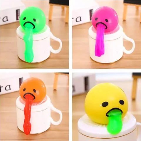 Puking Ball & Puking Egg Yolk Stress Ball - Image 4