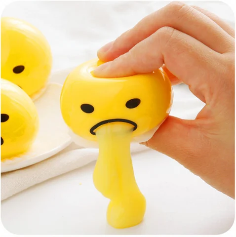 Puking Ball & Puking Egg Yolk Stress Ball - Image 2
