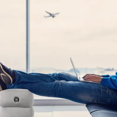 Pillow Inflatable Travel Foot Rest - Image 13