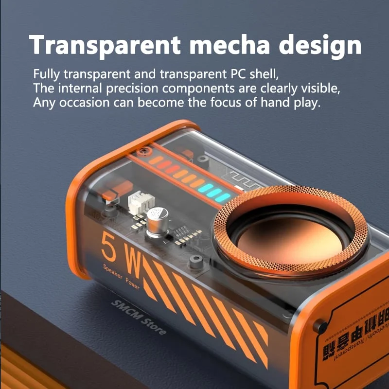 Tokyo Transparent mecha wireless bluetooth speaker - Image 5