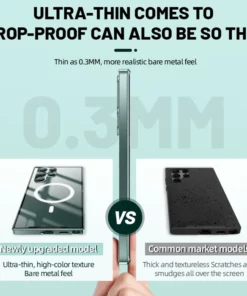 Magnetic Magsafe Metal Case for Samsung Galaxy S24