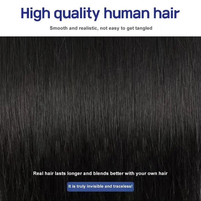 Business Natural And Realistic Full Wig For Medium-elderly Men - Image 5