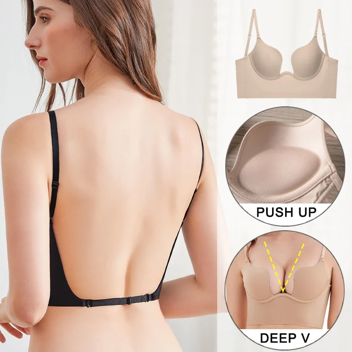 2024 Backless Strapless Adhesive Invisible Bra - Image 10