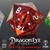 Lifelike Green Dragon Eye Dice Set