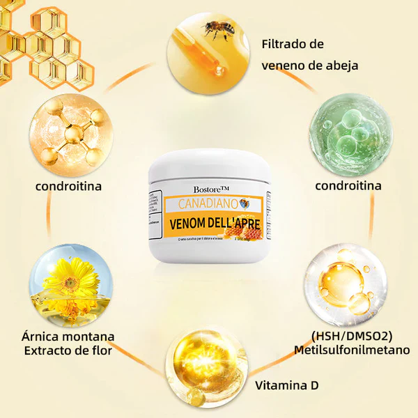 Bostore™ Canadian honey bee Venom Pain and Bone Healing Cream - Image 4
