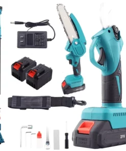 2 in 1 Cordless 8 inch Chainsaw with Pole Saw