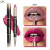 Double ended lipstick Automatic Lip Liner Matte Waterproof Non-fading Non-stick Lipstick