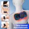 Neck Massager Lcd Display Massage Patch