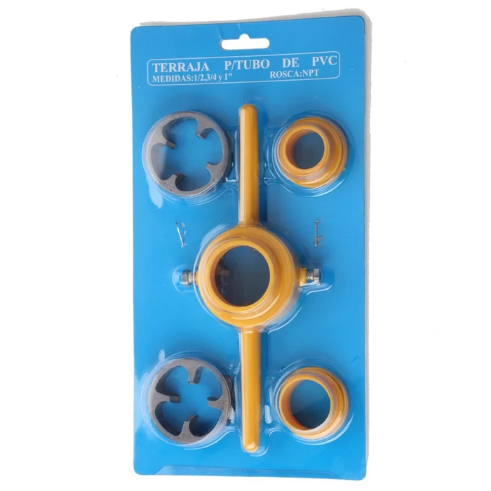 6-Piece Set Of Water Pipe Die Plastic Pipe Die Tap Wrench Set - Image 4