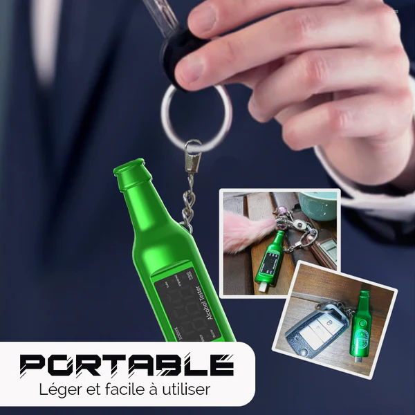 iRosesilk™ Porte-clés Alcootest Portable - Image 10