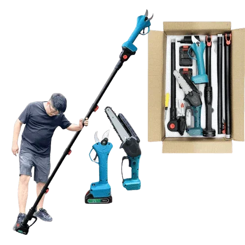 2 in 1 Cordless 8 inch Chainsaw with Pole Saw - Image 6