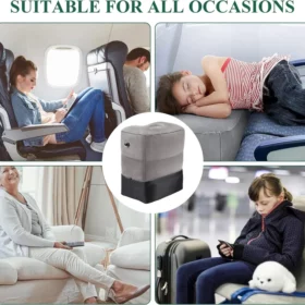 Pillow Inflatable Travel Foot Rest - Image 3