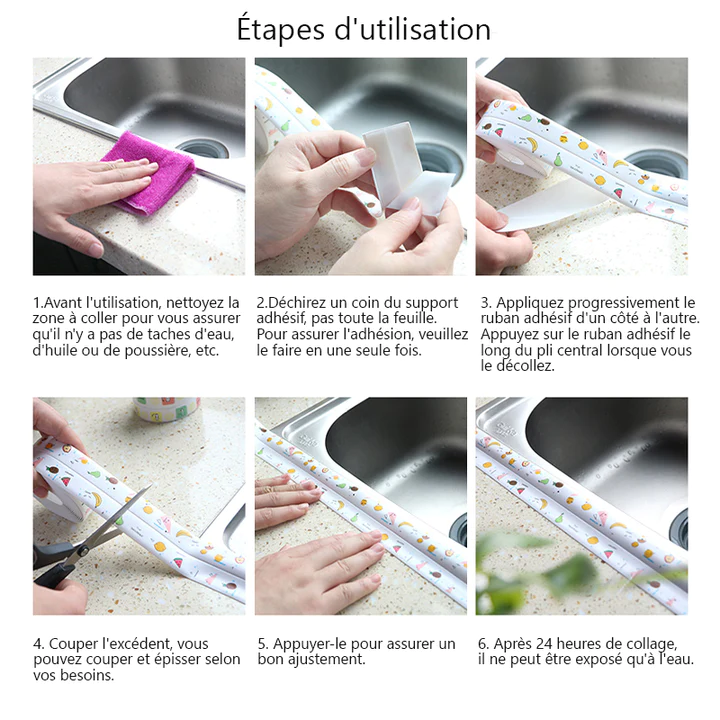 Bande de ruban de calfeutrage auto-adhésif anti-moisissure - Image 10