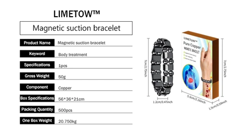 LIMETOW™ Magnetic Therapy Copper Bracelet - Image 6