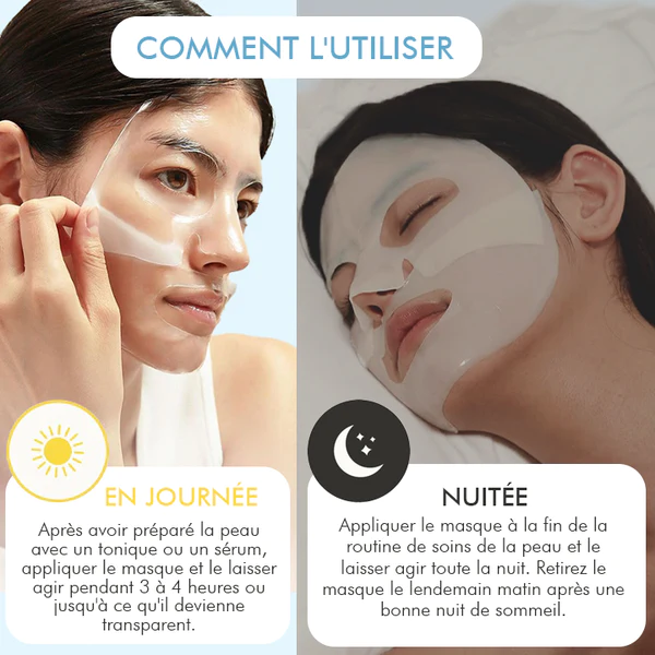 Oveallgo™ Masque Coréen Bio-Collagène Profond Réel - Image 3