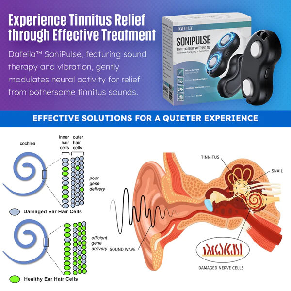 Dafeila™ SoniPulse Tinnitus Relief Soothing Aid - Image 5