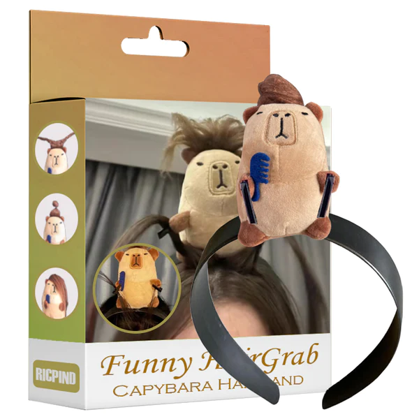 RICPIND Funny HairGrab Capybara Hairband - Image 10