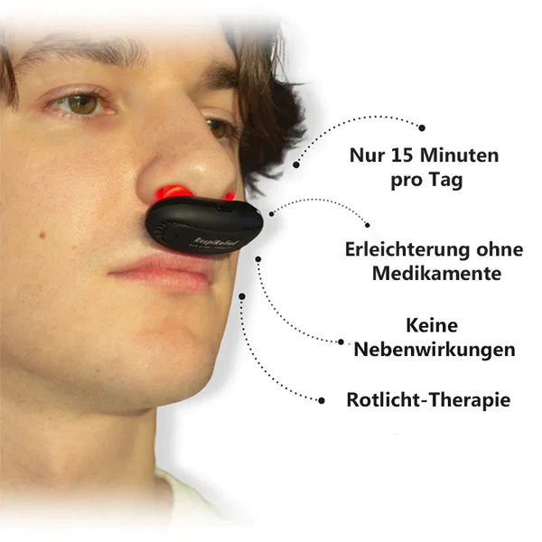 Fivfivgo™ RespiRelief Rotlicht Nasaltherapiegerät - Image 2
