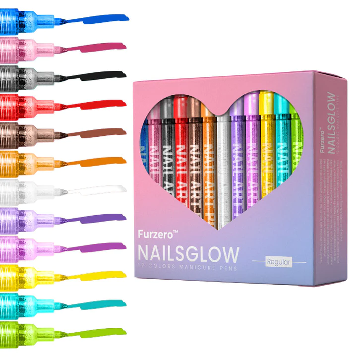 Furzero™ NailsGlow 12 Colors Manicure Pens - Image 2