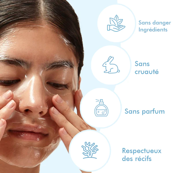 Oveallgo™ Masque Coréen Bio-Collagène Profond Réel - Image 7